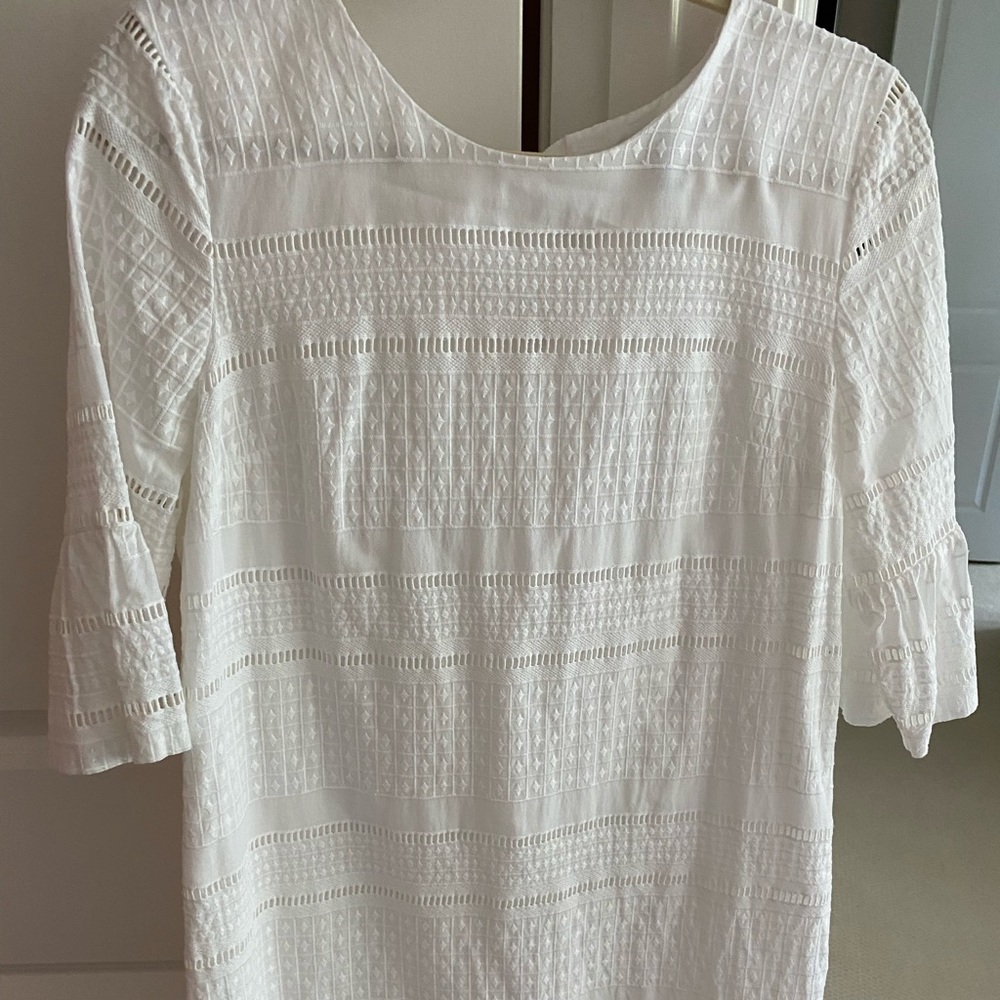 Jcrew size 6 white dress - perfect condition